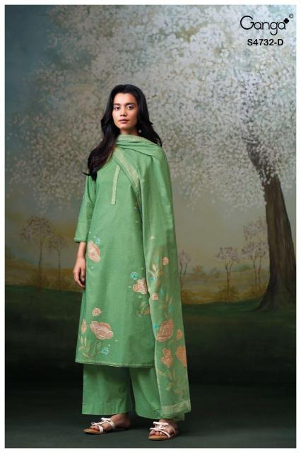 Ganga mivelle 4732 pushpak dress material wholesale price and address